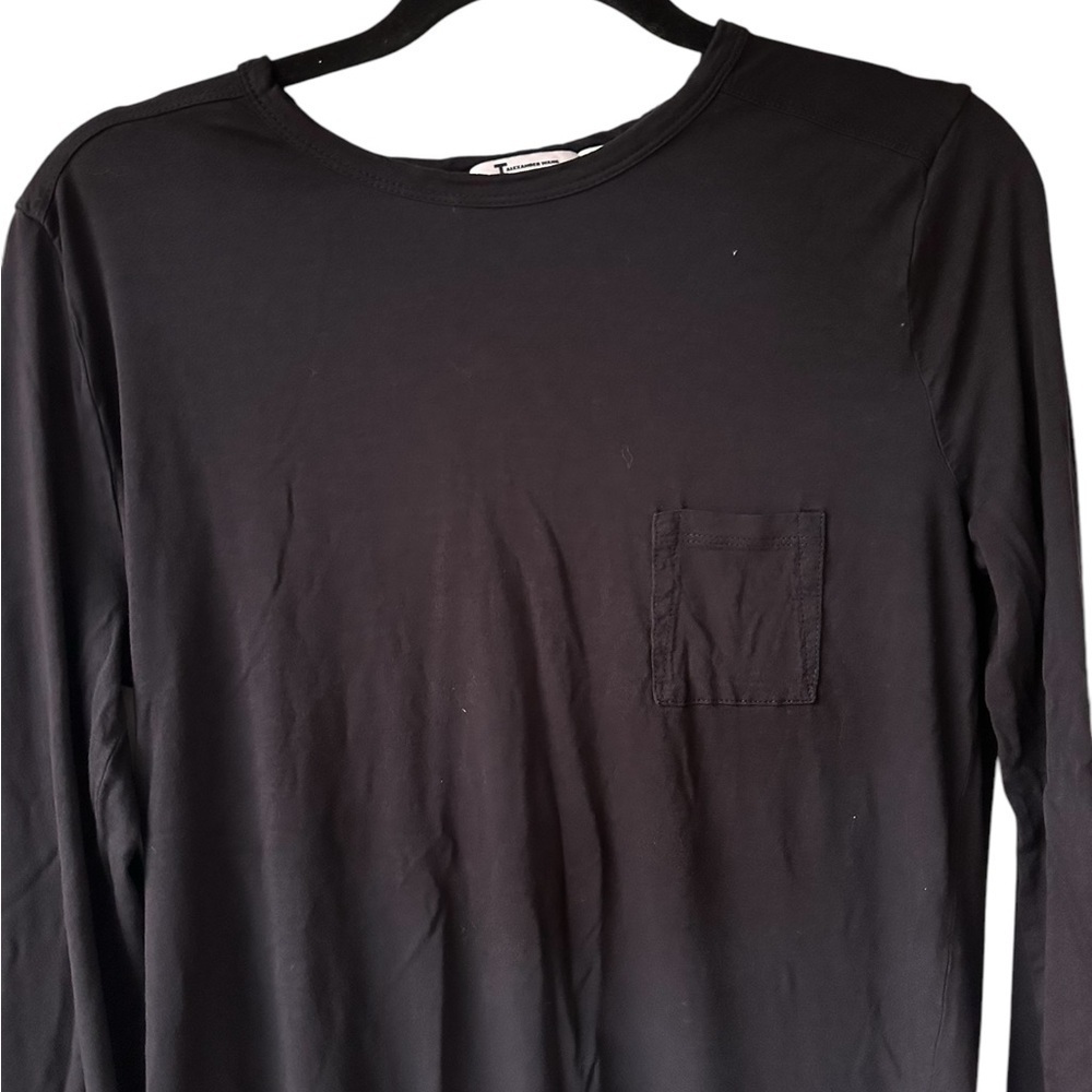 T by Alexander Wang Women's Black Long Sleeve Shirt - Picture 6 of 15